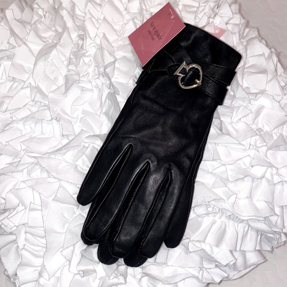 kate spade Accessories Kate Spade Leather Gloves Poshmark